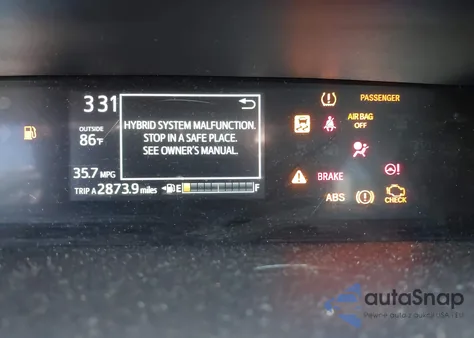 2018 Toyota Prius C One z USA, uszkodzony, nr VIN JTDKDTB33J1603011